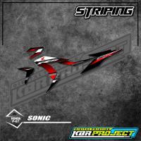 ราคา สติ๊กเกอร์แถบ SONIC SONIC HONDA สติ๊กเกอร์รถมอเตอร์ไซด์ variation Racing P-07 TRANSPARENT HOLOGRAM (58052632893)