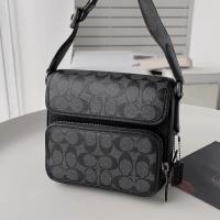 ราคา สไตล์ใหม่ C9870 สไตล์ใหม่ Sullivan Coach Mens Bag Coach Mens Bag กระเป๋าสะพาย Messenger Bag Classic Old Flower All-Match พิมพ์ Casual Mens Bag 22 * 20 * 6 (48109783373)