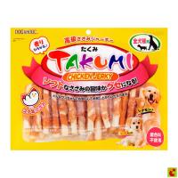 ราคา ทาคูมิ ชิกเก้นเจอร์กี้ ขนมสุนัข (เนื้อไก่พันแท่งขนมปังอบกรอบ) 30 ชิ้น 400 ก. (49606156217)