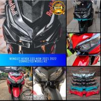ราคา WINGLET NEW AEROX 155 2021 2022 2023 2024 พลาสติกรุ่น H2 H2R WINGLET AEROX 155 เชื่อมต่อ NVX V2 ABS ไม่ใช่ ABS CYBER CITY (12216948767)