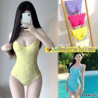 ราคา ส่งไวจากไทย ชุดว่ายน้ําผู้หญิง รุ่นใหม่ ชุดว่ายน้ำวันพีช ด้วยลายพิมพ์ลายดอกไม้ผ้าเนื้อดี มีฟองน้ำ (28062031827)