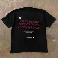 ราคา เสื้อยืดแขนสั้นผู้ชาย อินเทรนด์ ลายพิมพ์รอบคอมาก ทำจากผ้าฝ้ายแท้ สไตล์สมัยใหม่สำหรับฤดูร้อน (52059324489)