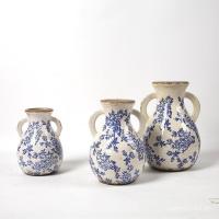 ราคา นุ่มบรรจุภัณฑ์แจกันหม้อดินคลาสสิกหม้อดินจําลองเปิดเคลือบหูคู่การจัดดอกไม้กระถางดอกไม้ย้อนยุครูปลอกเคลือบจีนตกแต่งบ้าน ใช่4เค (43477375075)