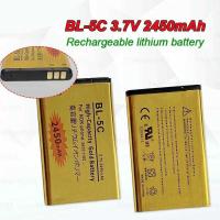 ราคา แบตเตอรี่ 5C BL BL5C Li Ion 2450mAh สำหรับโทรศัพท์มือถือ Nokia 2600 1100 1110 1200 3110 6230 1600 (29489584085)