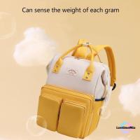 ราคา LontimeMio] ความจุสูงน้ําหนักเบากระเป๋าคลอดบุตรกระเป๋าแม่กระเป๋าเป้สะพายหลังแฟชั่นผู้หญิงกลางแจ้งกันน้ําแบบพกพากระเป๋าเดินทางของขวัญใหม่ (54904525648)
