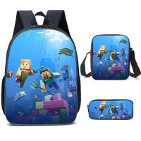 ราคา Minecraft กระเป๋าเป้สะพายหลังกระเป๋าเป้สะพายหลัง Minecraft น้ำหนักเบาสำหรับเด็กกีฬากระเป๋านักเรียนการ์ตูน Messenger (26656525068)