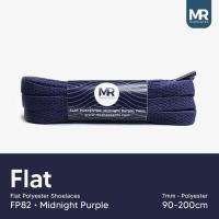 ราคา MR Shoelaces FP82 สีม่วงมิดไนท์ (กลางคืนสีฟ้าสีม่วง) รองเท้าส้นแบน 7 มม. 90 ซม. 100 ซม. 120 ซม. 130 ซม. 140 ซม. 150 ซม. 180 ซม. 200 ซม. (24655668183)