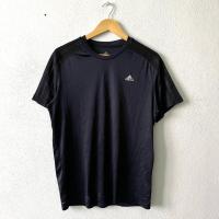 ราคา เสื้อกีฬามือสอง ADIDAS สีกรมแถบดำ แท้ (43065231478)