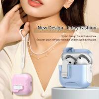 ราคา เคสป้องกันขายึดล็อคเหมาะสําหรับ ไอโฟน แอร์พอด มือโปร 3 เคสหูฟังบลูทูธที่สร้างสรรค์และน่ารักพร้อมเชือกคล้องสําหรับ แอร์พอด รุ่นที่ 4 (51753872759)