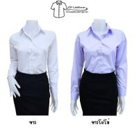 ราคา เสื้อนักศึกษาแขนยาว ทรงเข้ารูป หลังว่าง - สีขาว/สีโอโม่ เสื้อนักศึกษามุสลิม (22580528879)