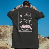 ราคา COD Simple เสื้อเชิ้ตผู้ชาย 3d Fuji Mountain พิมพ์แขนสั้น Tees สําหรับผู้ชายฤดูร้อนสบายๆชายเสื้อผ้า Harajuku หลวมขนา (58050490805)