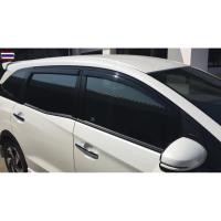 ราคา กันสาด กันสาดน้ำฝน Mobilio honda โมิริโอ้ 2014 2016 2018 2019 สีดำ 4 ชิ้น (47300324618)