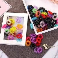ราคา (A-002)ยางรัดผม เกลียวเล็ก เกลียวใหญ่ ที่รัดผมเกลียวแฟชั่นเกาหลี หลากสีสัน เป็นสีแบบใส ยืดหยุ่นสูง ราคาถูก (6582538610)
