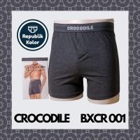 ราคา CROCODILE BX CR 001 กางเกงบ็อกเซอร์ผู้ชาย | 2 ชิ้น | ผ้าฝ้าย 100% (51251566472)