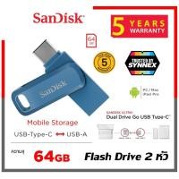 ราคา [ประกัน 5 ปี] Sandisk OTG Type-C Flash 64GB Dual Flashdrive Usb Type C (18546679085)