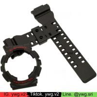 ราคา กรอบสาย G-SHOCK แท้ สีดำด้านฟอนต์แดง ใส่ได้รับรุ่น GA-100 ,GA-110 ,GA-120 ,GD-100 ,GD-120 สายนาฬิกาข้อมือ สินค้าคุณภาพ (6905473798)