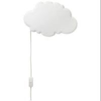 ราคา IKEA​ โคมไฟเมฆ​ ติดผนัง​ Dromsyn โคมไฟตกแต่ง รูปก้อนเมฆ สี ขาว (7912930186)