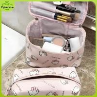 ราคา กระเป๋าเครื่องสําอางคิตตี้สีชมพูความจุขนาดใหญ่กระเป๋าถือเก็บของแบบพกพากระเป๋าเก็บของคิตตี้ (49708103841)