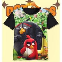 ราคา Angry Bird เสื้อยืด 3D อะนิเมะการ์ตูน Birds v5 สําหรับเด็กถึงจัมโบ้ผู้ใหญ่ - DST Kids (48759443235)