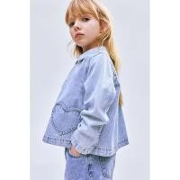 ราคา H&M(เอชแอนด์เอ็ม) แจ็คเก็ตยีนส์กระเป๋าหัวใจ เด็กหญิง 1324891_1 (50756234015)