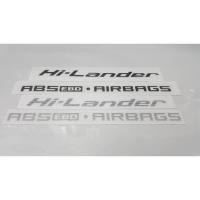 ราคา สติ๊กเกอร์ Hi-Lander ABS EBD AIRBAGS สำหรับติดท้ายรถ ISUZU D-MAX (1209391007)