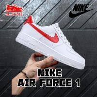 ราคา ส่งฟรี NIKE Air Force 1 '07 Low Classic white red (25308323719)