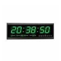 ราคา ส่งฟรีเคอรี่ Hobar นาฬิกาดิจิตอล LED Number Clock รุ่น HB4819SM ขนาด 48X19X5cm(ตัวเลขสีเขียว) (313616906)