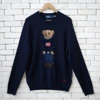 ราคา POLO RALPH LAUREN POLO BEAR COTTON-LINEN SWEATER (56906358503)