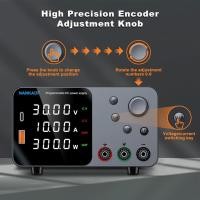 ราคา แหล่งจ่ายไฟ DC, 30V 10A Bench Power Supply พร้อมการปรับ Encoder, 5V/3.6A USB และ Type-C Quick-Charge, Variable Power Supplies พร้อมเอาต์พุต Enable/Disable ปุ่ม, สัญญาณเตือนวงจรสั้น (52358128205)
