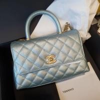 ราคา chanel coco 9.5 green iridescent (22914701816)