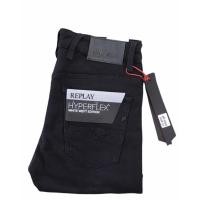 ราคา Replay Mens Jeans Skinny Black Button Edition Strecth ️ (23569170785)