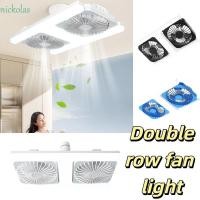 ราคา PHOECAXON E27 พัดลมเพดาน, พัดลมเพดาน LED กําลังสูง 60W, พัดลมเงียบการดําเนินงานเงียบประหยัดพลังงานใบมีดคู่สองแถวพัดลมห้องรับประทานอาหาร (51558036853)