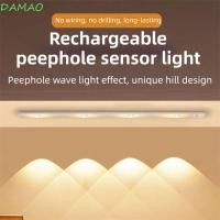 ราคา ไฟตู้ DAMAO, ไฟ LED Motion Sensor แบบเหนี่ยวนําอัจฉริยะบางเฉียบ, ไฟกลางคืนหรี่แสงได้ 3 สี Wall Mount USB ชาร์จหลอดไฟ LED ห้องครัว (42130406406)