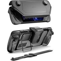 ราคา [Direct from JP] JSAUX ModCase Steam Deck/Steam Deck OLED Compatible PC0104 Modular Valve Steam Deck Case with Protective Case, Face Cover, Cooling Fan, Metal Bracket and Strap - Cooler Set (405680778