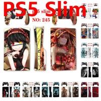 ราคา 46 สีสติกเกอร์ผิวใช้งานร่วมกับ Sony Playstation 5 Slim Disc & Digital Edition ไวนิล Decal รูปแบบชุดฟิล์มป้องกันสําหรับ PS5 SLIM คอนโซล & 2 ชิ้น Controller (53409361309)