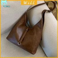 ราคา กระเป๋าสะพายข้างPU ขนาดใหญ่ปรับได้ สำหรับผู้หญิง พกพาสะดวกในการทำงาน ช้อปปิ้ง และท่องเที่ยวทุกวัน (สีน้ำตาล) (53557593363)