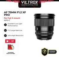 ราคา VILTROX 75 มม.F1.2 XF PRO APS-C Auto Focus Prime เลนส์สําหรับกล้อง Fuji X-Mount (54756081133)
