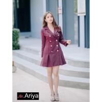 ราคา เดรสทรงสูทงานป้ายAriya (8012403721)