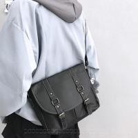 ราคา แฟชั่นกระเป๋าผู้ชายย้อนยุคกระเป๋า ผู้สื่อสาร กระเป๋าเอกสารผู้ชายเวอร์ชั่นเกาหลีวัสดุหนังนิ่มกระเป๋าสะพายสไตล์สตรีทเฉพาะกระเป๋าสะพายผู (51009255305)