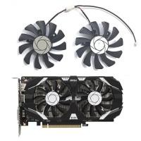 ราคา ใหม่ GTX1050TI GPU พัดลม 75 มม.2PIN HA8010H12F-Z สําหรับ MSI GeForce GTX 1050Ti GTX-1050-Ti-4GT-OC กราฟิกการ์ด Cooling (57159425540)