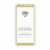 ราคา กระจกนิรภัย กันรอย กาวเต็ม เต็มจอ เก็บขอบ 5D Samsung Galaxy J6 2018 สีทอง (4351927154)
