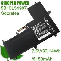 ราคา CP ใหม่แบตเตอรี่แล็ปท็อปโสกราตีส5B10L54987 7.6โวลต์/39.14WH/5150มิลลิแอมป์ชั่วโมงสำหรับ Xiaoxin Air 12 LTE 6Y30 6Y54 WiF (28857125201)