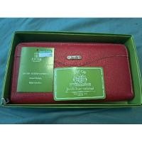 ราคา กระเป๋าสตางค์ใบยาว ซิปรอบ สีแดง มือสอง แบรนด์ Jacob (26078942821)