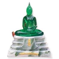 ราคา หลวงพ่อโสธรแก้วใส สีเขียว ประจำวันเกิด (หน้าตัก 5นิ้ว สูง23ซม.) ด้านในหน้าอกพระพุทธรูปบรรจุองค์พระแก้วมรกต บูชา 1 ได้ถึง (16312959835)