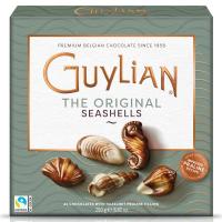 ราคา กีเลียนช็อคโกแลตรูปหอย 250กรัม Guylian Finest Belgian Chocolate Seashells 250g. [หมายเลขบาร์โค้ด 5410976140122 ] (26193822538)