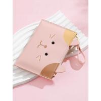 ราคา กระเป๋าสตางค์ใบเล็ก กระเป๋าสตางค์ใบเล็กพร้อมซิป กระเป๋าใส่บัตรใบบางสุดน่ารักลายแมว กระเป๋าใส่ใบขับขี่ 2025 ใหม่ล่าสุด กระเป๋าสตางค์ใบเล็ก 3L3Y (53609026183)