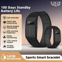 ราคา LIGE 2026 ใหม่ AI สุขภาพสร้อยข้อมือฟิตเนส Tracker Sport Band ดิจิตอล LED หน้าจอ Heart Rate HRV Monitor Call Reminder สมาร์ทนาฬิกา (54509620890)