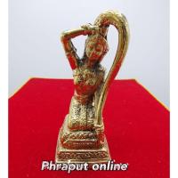 ราคา พระแม่ธรณี องค์พระแม่ธรณี แม่ธรณี พระแม่ธรณีบีบมวยผม เนื้อทองเหลือง สูง 7.5 ซ.ม (6417164132)