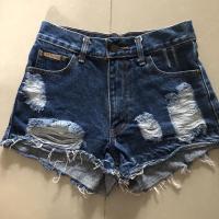 ราคา กางเกงยีนส์ขาสั้น Size M งานแต่งขาด ป้ายกวาง Look Trend (6058113326)
