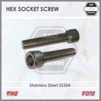 ราคา SS304 สลักเกลียว L สแตนเลส A2-70 M6 X 12 (SUS304 HEX SOCKET SCREW) M6x12 / 6x12 / L Bolt 6 x 12 (41127698897)